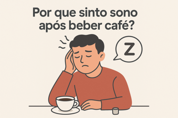 Por que sinto sono após beber café?