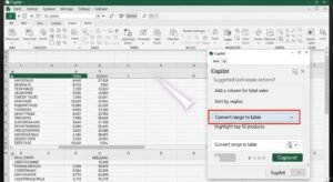 Leia mais sobre o artigo Veja como usar nova função do Copilot que facilita tabelas no Excel