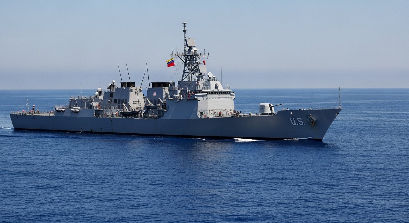 No momento, você está visualizando Como são os navios de guerra dos EUA enviados à costa da Venezuela