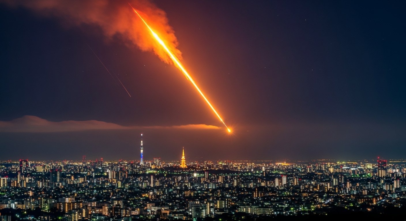 No momento, você está visualizando “Bola de fogo” causa clarão no céu do Japão; assista