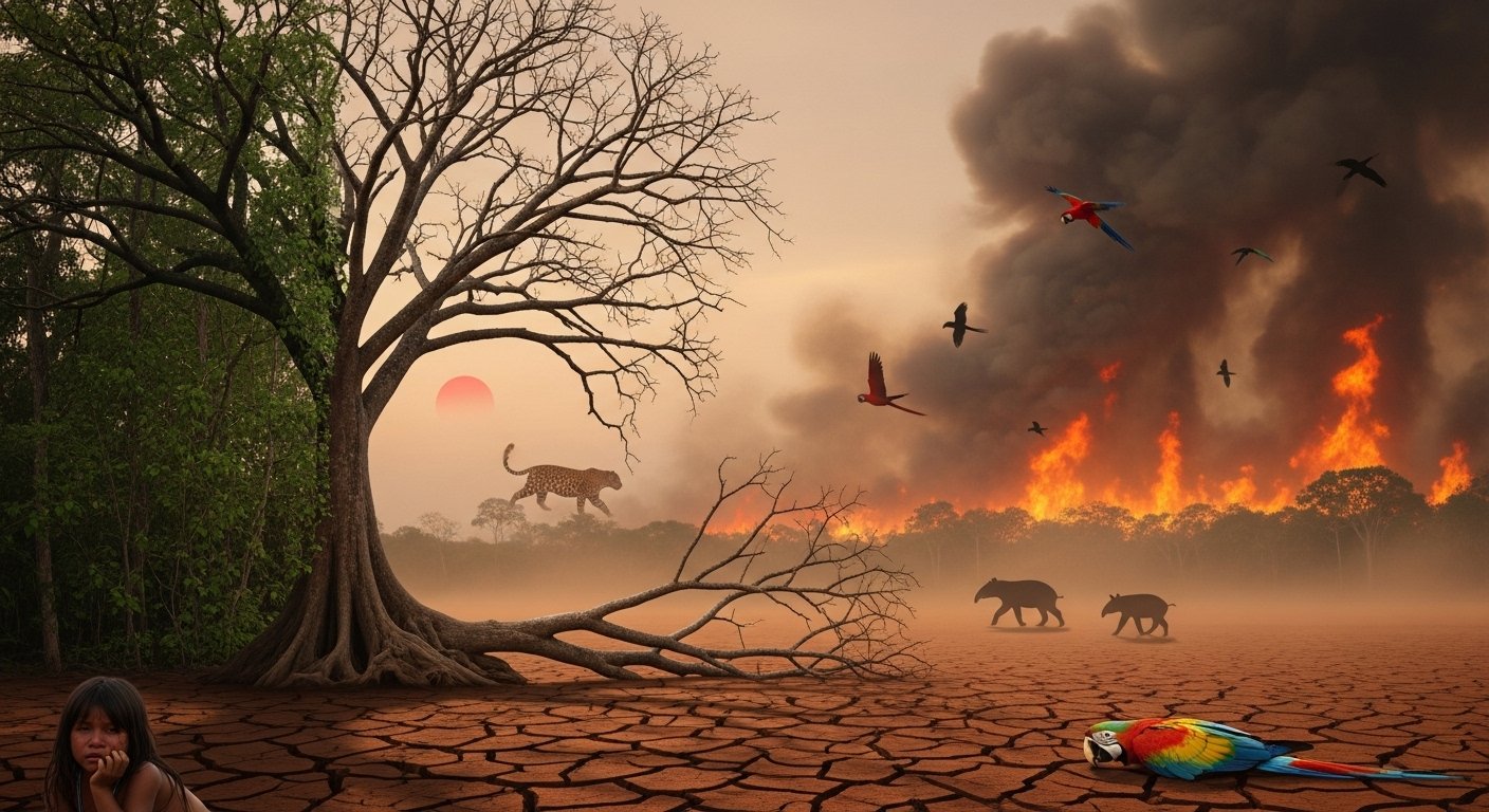 No momento, você está visualizando Extinção da Amazônia pode começar ainda neste século