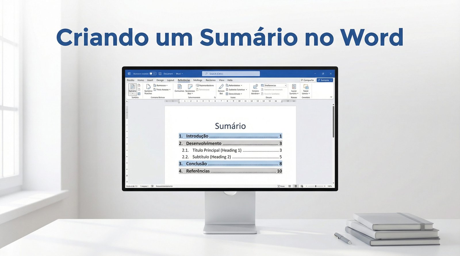 No momento, você está visualizando Criando um Sumário no Word